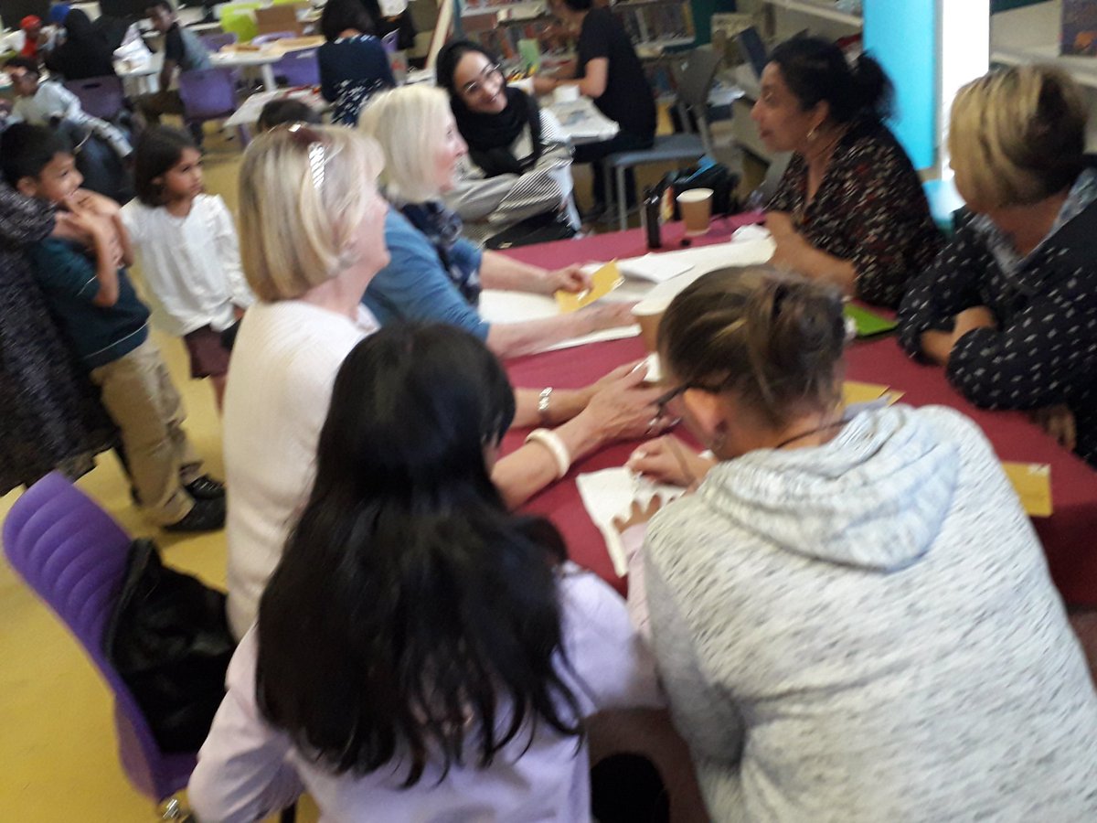 What a lovely time we had at our Forum library <a href="/FunPalaces/">Fun Palaces</a>, so busy with people enjoying sharing &amp; learning together. Thank you Guitar shed, Afro-tots, String of hearts, our Womens group, Lydia and library staff for making it a fabulous afternoon <a href="/StringofHearts_/">String of Hearts</a> <a href="/MCCWythenshawe/">MCC Wythenshawe</a>