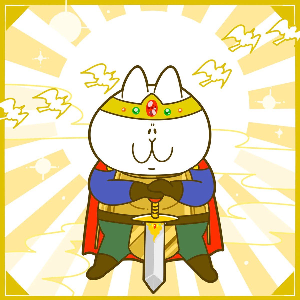 ⚔️ウォーリアーNFTを抽選で1000名様にプレゼント⚔️

🎁参加条件：
・<a href="/ovo__official/">OVO_NFT_Platform</a> &amp; <a href="/heymintxyz/">HeyMint.xyz</a> をフォロー
・以下のツイートをいいね&amp;RT
x.com/ovo__official/…
・抽選フォームにて申請👇
heymint.xyz/nyathees-warri…