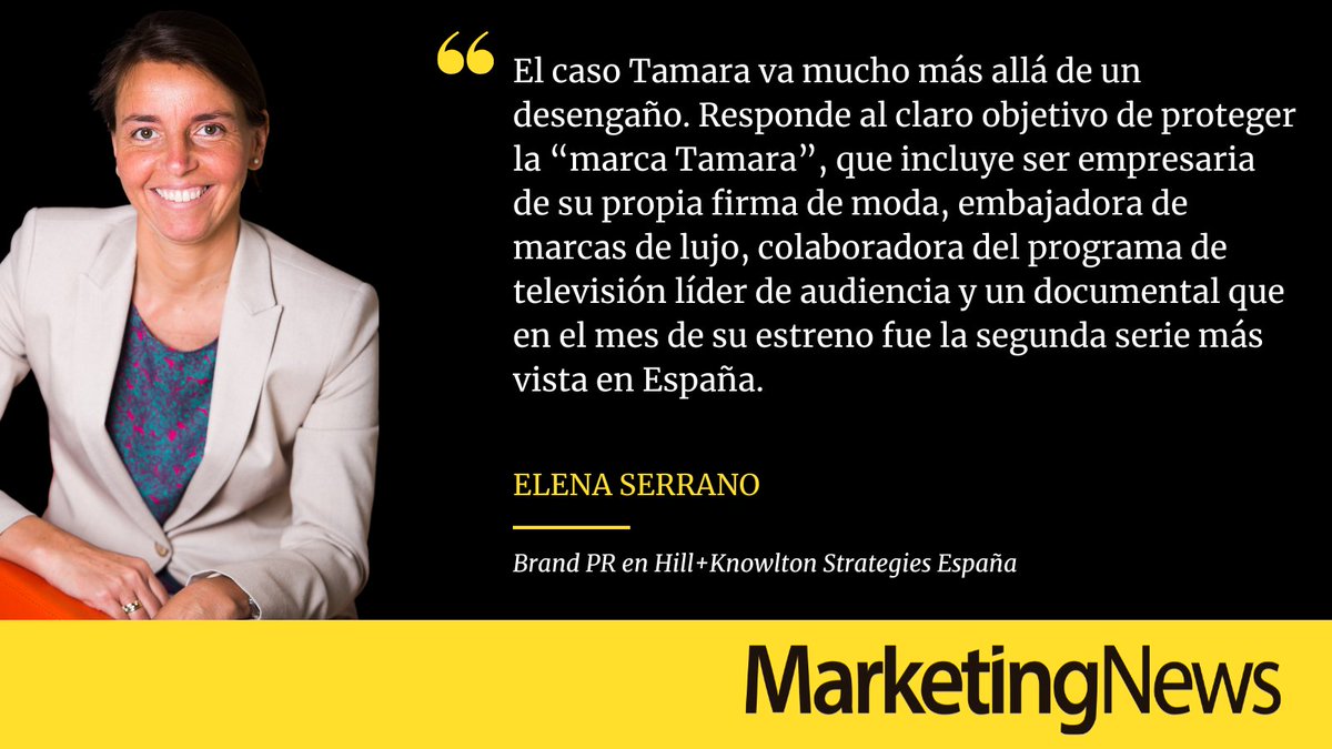 Elena Serrano, directora de Lifestyle y Brand PR de <a href="/HK_Spain/">Hill & Knowlton Spain</a> firma este artículo de opinión en <a href="/Mknews_es/">MarketingNews</a> en el que analiza el caso Tamara Falcó- Íñigo desde una perspectiva de #marketing y #branding.  

➡bit.ly/3LZ0EdI