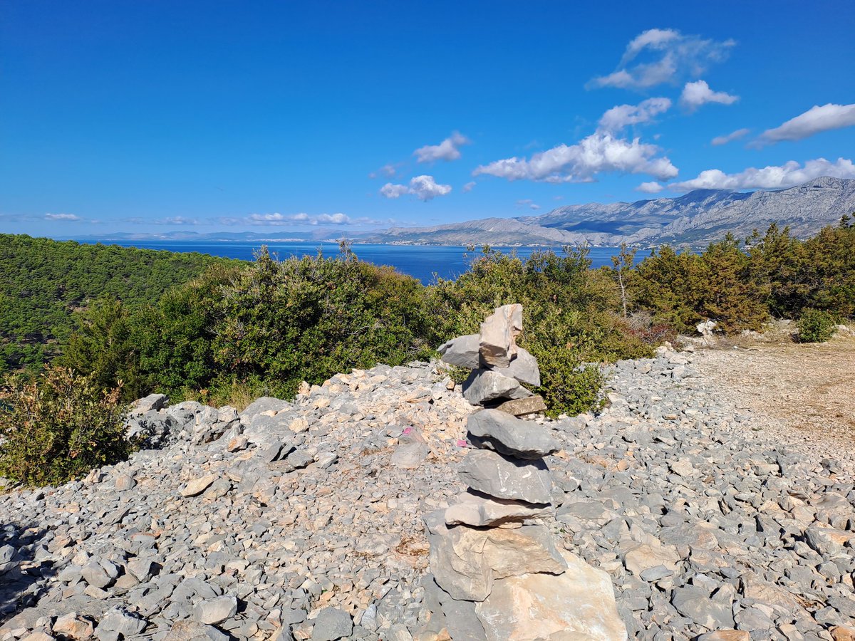 TroupyTRFC's tweet image. Well worth the yomp up from town #Puçişca 🇭🇷