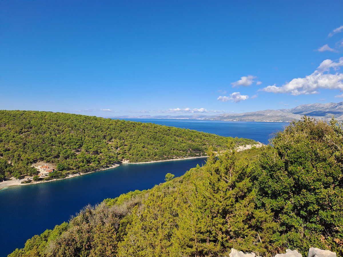 TroupyTRFC's tweet image. Well worth the yomp up from town #Puçişca 🇭🇷