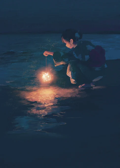 #あなたのあお色の作品を見せてください 
