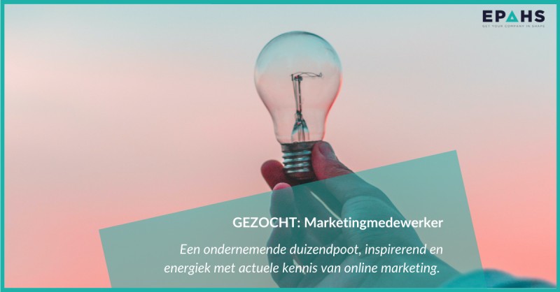🚨Kansenalarm🚨 bij Epahs in Den Helder. Zij zoeken een #marketingmedewerker!
✔ Marketingplan opstellen
✔ Socialmediakanalen onderhouden
✔ Content voor website maken
✔ Evenementen organiseren 
👉 Ben jij deze creatieve duizendpoot? Check de #vacature opkop.nl/organisaties/e…