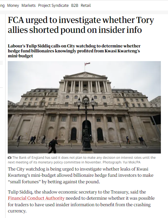 Paul_Kearns01's tweet photo. @KwasiKwarteng The ONLY REASONS Liz Truss &amp; Kwasi Kwarteng are cancelling the 5% tax cut are-

1. Their backers have already made £100s of millions from shorting the pound

2. Tory MPs were going to rebel against the budget which could have forced a general election

#TrussOut29 https://t.co/kuFdcFPD98