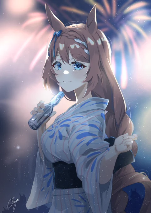 #ウマ娘 浴衣クリーク 