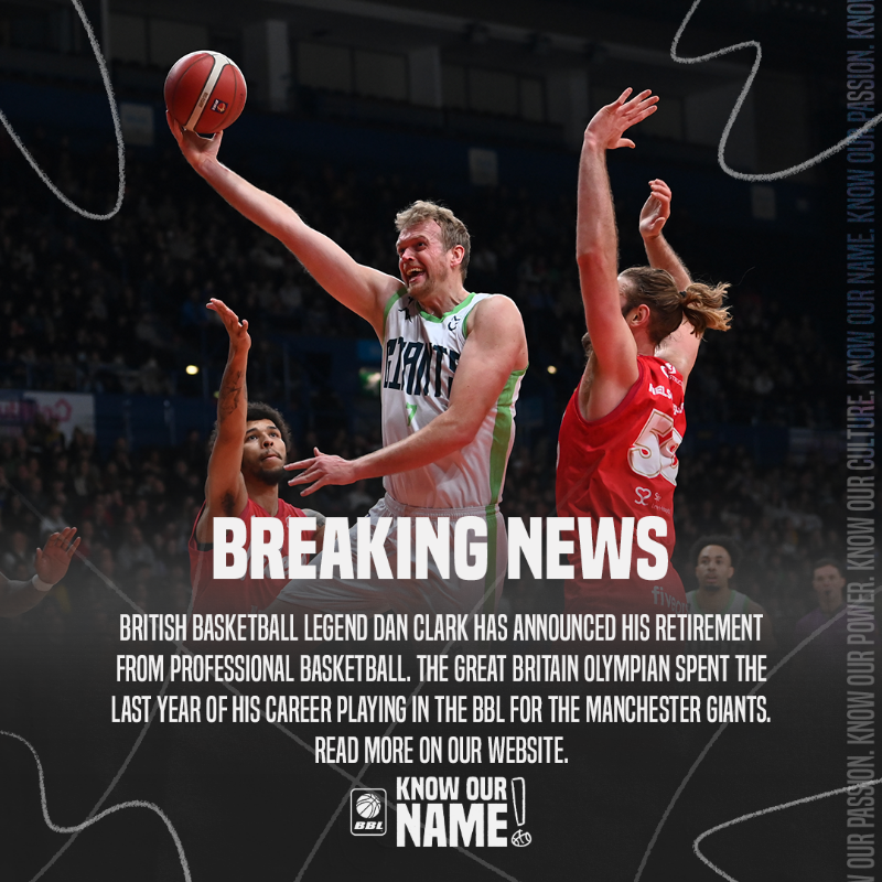 britishbasketm's tweet photo. A huge announcement from one of the legends of #BritishBasketball as @Dan00Clark confirms his retirement.

The former @McrGiants star had an incredible playing career and we’re excited to see what is next for him!

📲Click below to read more.

#KnowOurName