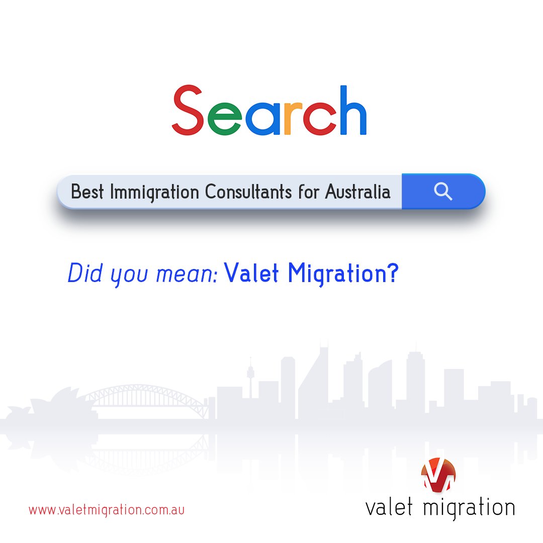 Valet_Migration's tweet photo. Are you searching for the best immigration 
consultants in Australia?
Search no further than Valet Migration 
Services.We are more than just your 
consultant, we are a trusted friend you can 
bank on.

#valetmigration #Visaconsultants #AustraliaVisa #VisaApplication https://t.co/olVzS0tgzN