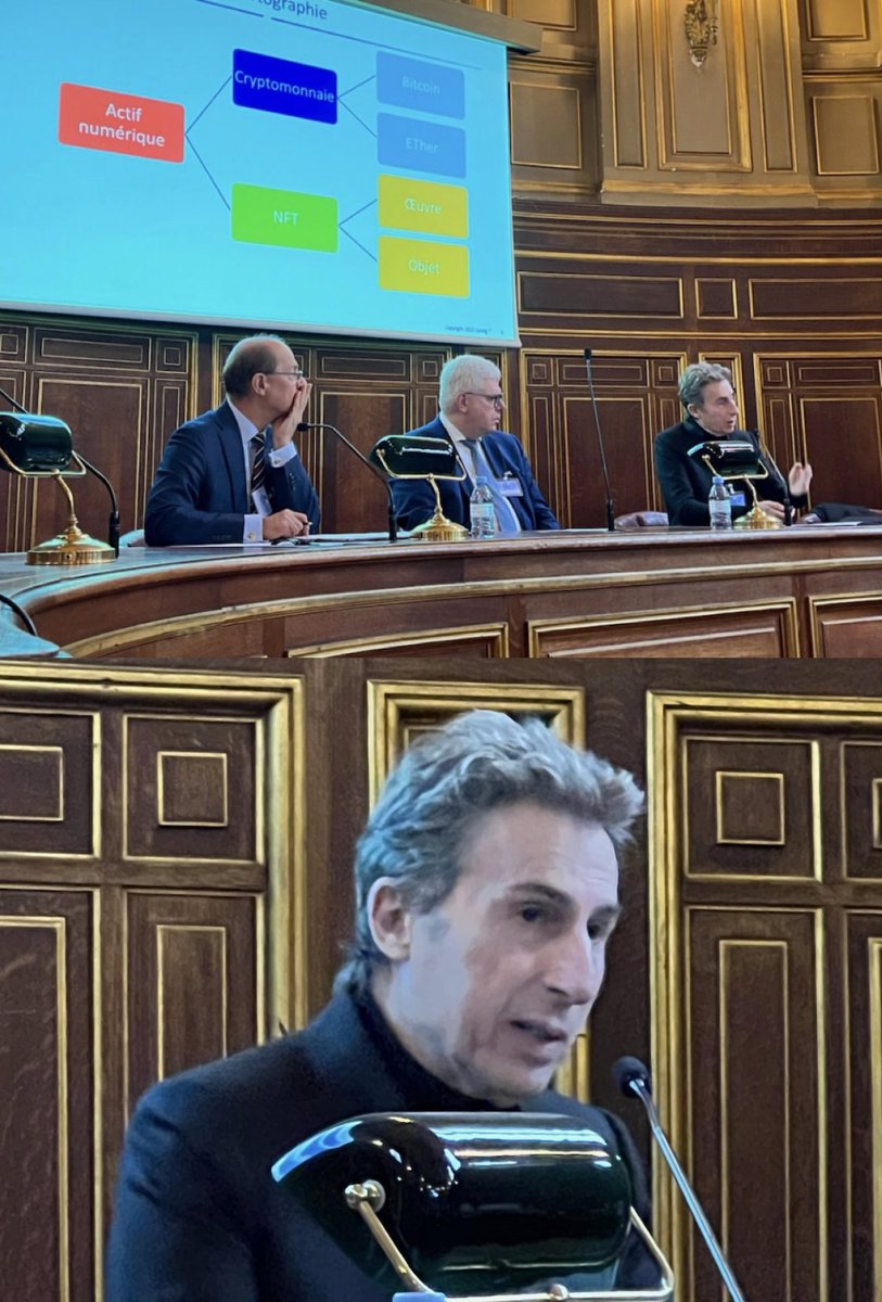 Intervention ce matin de <a href="/A_Bensoussan/">Alain Bensoussan</a> sur le thème « Voyage juridique au pays des cryptomonnaies » en ouverture du colloque 2022 de la Compagnie des Experts agréés près la Cour de cassation « Cryptoactifs: défis et perspectives pour la société, le monde judiciaire et l’expert”