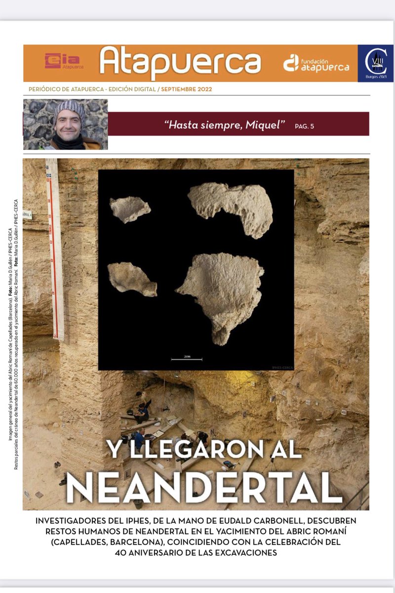 FATAPUERCA's tweet photo. Ya podéis consultar el Periódico de #Atapuerca Nº 127 en
https://t.co/zpA1fwv6uC. 
para descargarlo, podéis acudir a nuestra web
https://t.co/FV5JvLfsRM https://t.co/nuHLrDyWJR