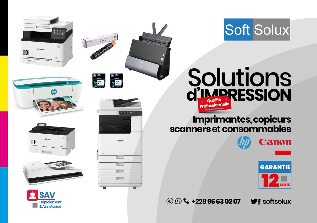 softsolux's tweet photo. Besoin de matériels et consommables d'IMPRESSION originales au meilleur prix?
Écris au https://t.co/nlZgGUtrP9, pour tout achat et conseils.
#Canon #hp #TgTwittos

Bon début de semaine! 
Excellent mois d'octobre ! https://t.co/IPwcWB7eM6