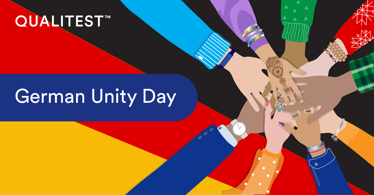 Qualitest's tweet image. Always stand for what you believe is right. True freedom lies where the mind is without fear. 
#HappyGermanUnityDay. 
#GermanUnityDay2022 #GermanUnityDay