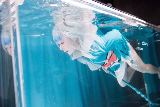 CosplayGawr GurahololiveEN海の底はつまらないけどあなたのことは忘れないから 