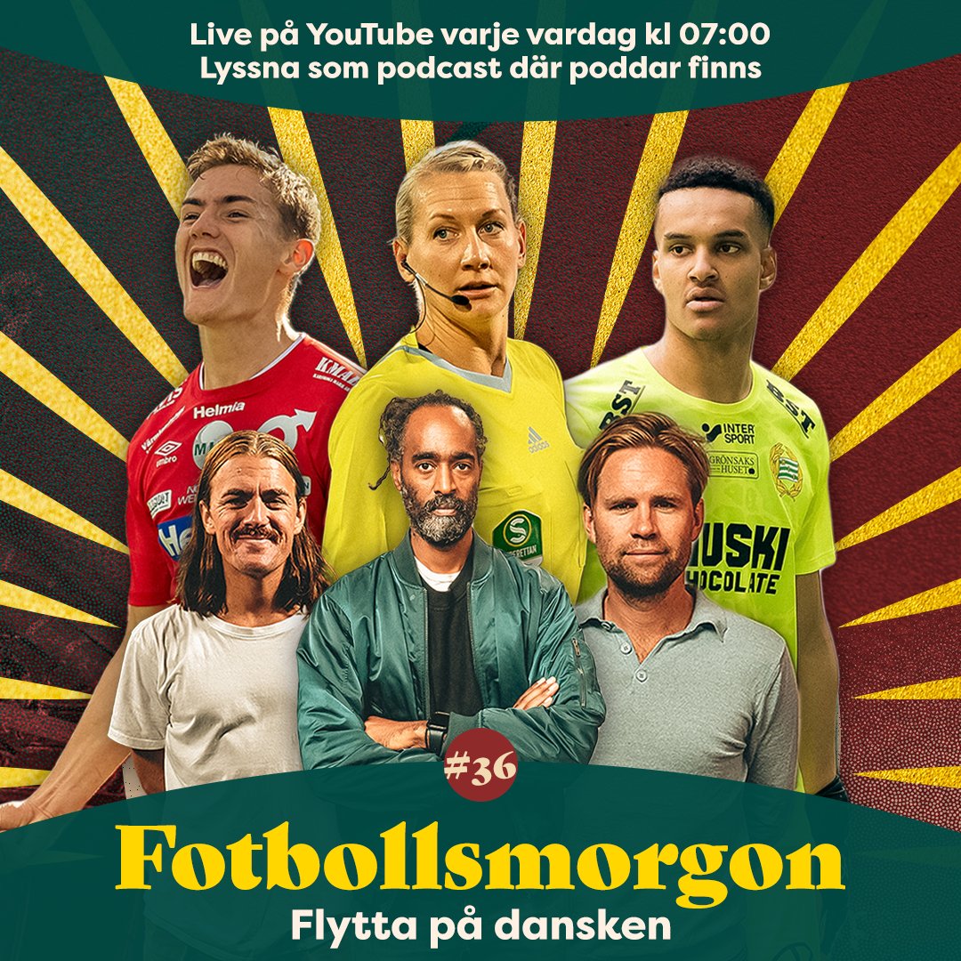 36. Flytta på dansken

Överkörningen på Etihad, tragedin i Indonesien, Degerfors skalp mot Djurgården, Oliver Dovin om Hammarbys guldchanser – och vi diskuterar VAR i svensk fotboll tillsammans med elitdomaren Tess Olofsson.

PODCAST: anchor.fm/fotbollsmorgon…