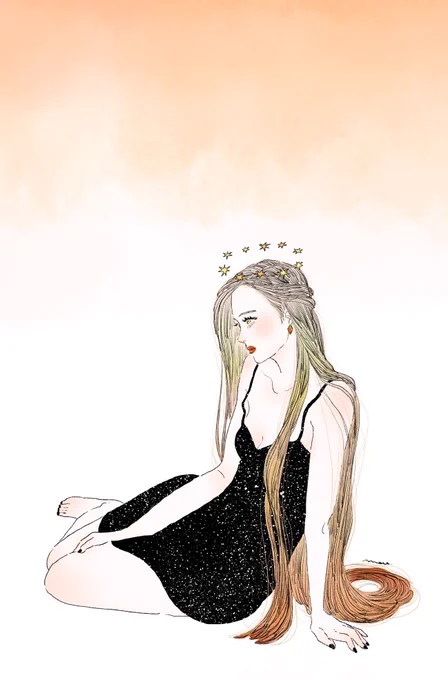 Goddess of Autumn#イラスト#illustraion 