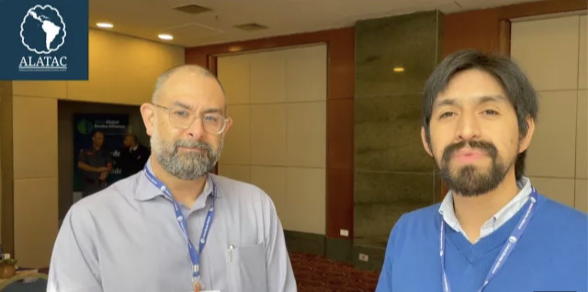 ALATACV's tweet photo. En #GSA2022  tuvimos lo oportunidad de entrevistar a @vcurrutiaMD , mentor en #ALATAC, y preguntarle sobre sus consejos al momento de crear un centro de #ACV y hacerlo trabajar en #red. Con @interneurona

#StrokeNetwork

Mira la entrevista en nuestro canal
https://t.co/U6ctkwRHug https://t.co/XvWDOqPbUh