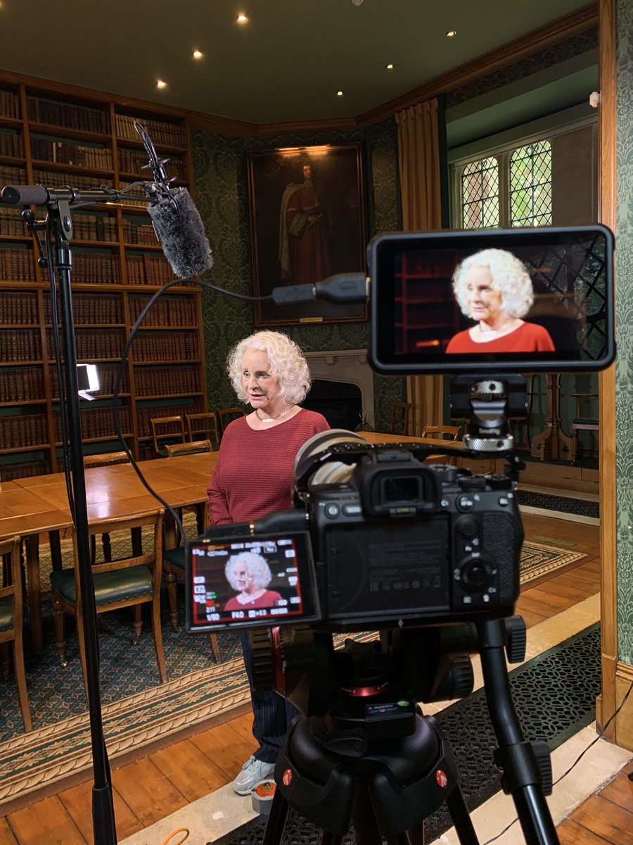 BeestonMedia's tweet photo. Great day of filming last week at Lincoln's Inn Fields with @simonschusterUK hearing @PhilippaGBooks reading from her new book, 'Dawnlands'. 
The highly anticipated third instalment in the Fairmile series is out November 8th. https://t.co/faRqhPVFce