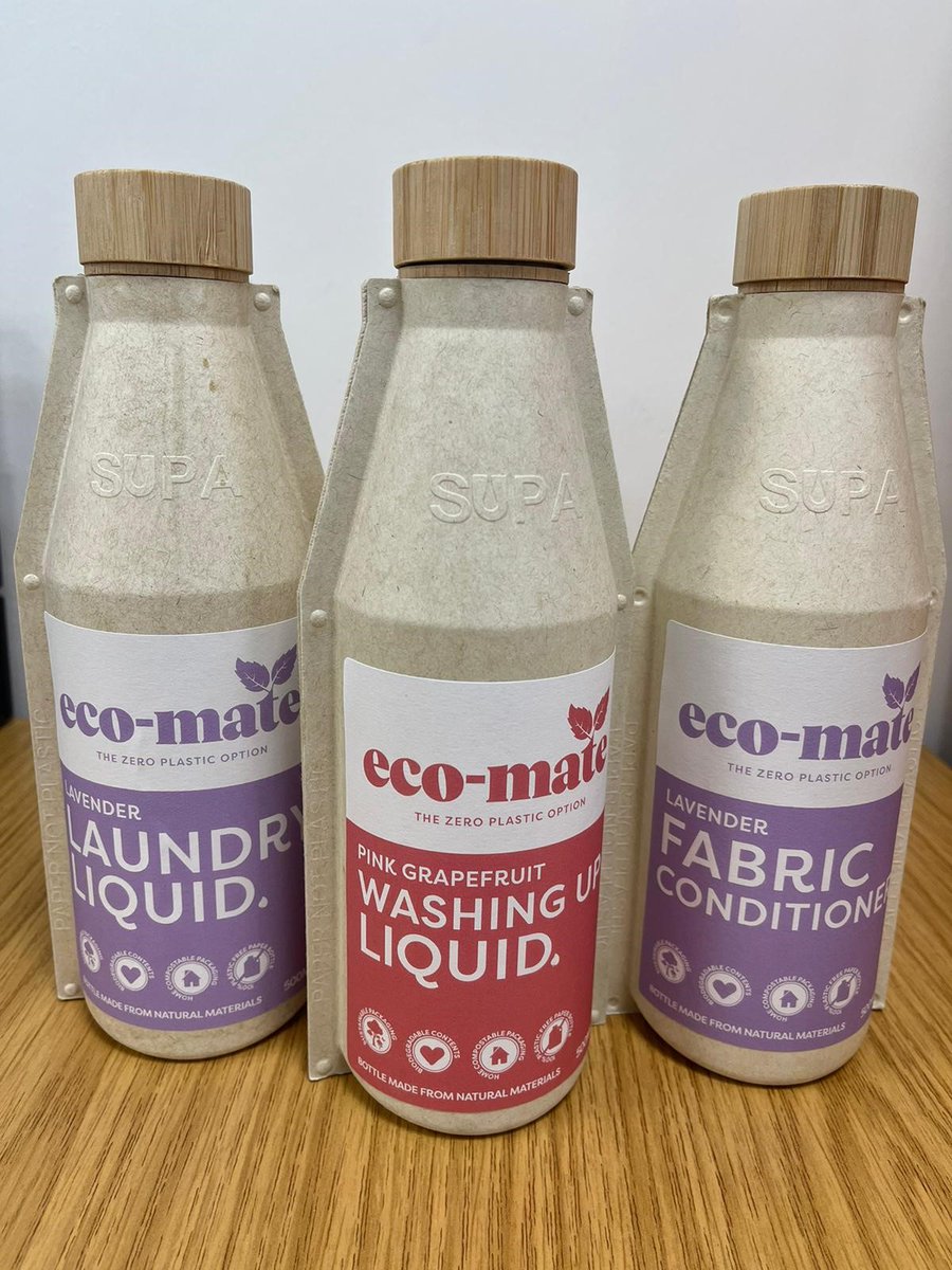 Sandersons_IP's tweet photo. We recently received these from our lovely clients SUPA Innovations @water_supa.   Their innovative bottles are 100% plastic free, home compostable, recyclable and the products smell amazing.  All protected by various IP rights.
https://t.co/mvB11JO1AK 
#patent #trademark https://t.co/U6vq7DHWHj
