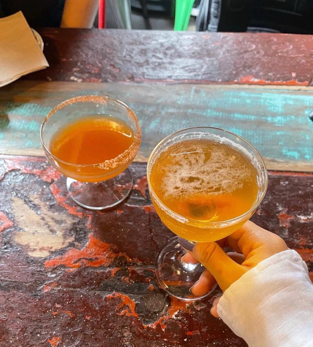 Good morning with a cup of juice