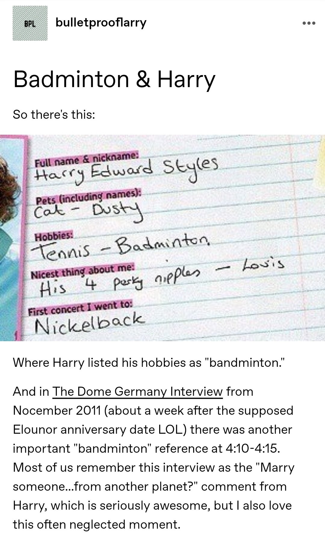 SBB. harry reads my tweets. on Twitter "I can't believe they got