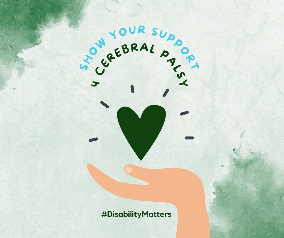 BeattieBriony's tweet photo. This Thursday is World Cerebral Palsy Day #WorldCPDay
Show your support and help raise awareness by wearing something green for #CP ๐
#CPMatters #GoGreen4CP #DisabledPeopleMatter https://t.co/Fbe4a9DLGH