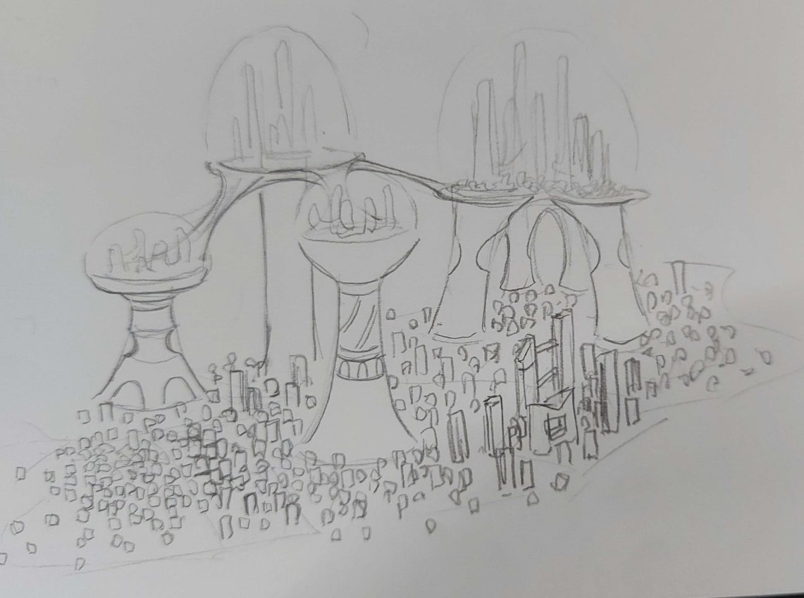 MUgrote's tweet photo. We are exploring some more sci-fi parts of our #Solarpunk Mumbai; I based some #blockouts on Concept Sketches made by Sabina Bojilova to explore exciting game spaces!🤩

@BlocktoberLD @UnrealEngine @madewithUnreal @BuasGames #Blocktober #LevelDesign #GameDev #GameDesign https://t.co/wfeS9s5jef