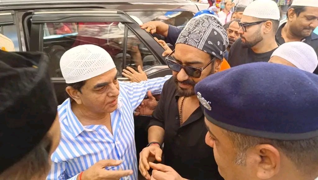 Remember when protest against Nupur Sharma started, Sar Tan Se Juda calls came from Ajmer Sharif.
how Khadims threatened to kill Hindus,when links of Kanhaiya Lal were found with Ajmer Dargah.
Remember when Hindus boycotted Dargah.
Here is Nationalist Ajay Devagan visiting Ajmer.