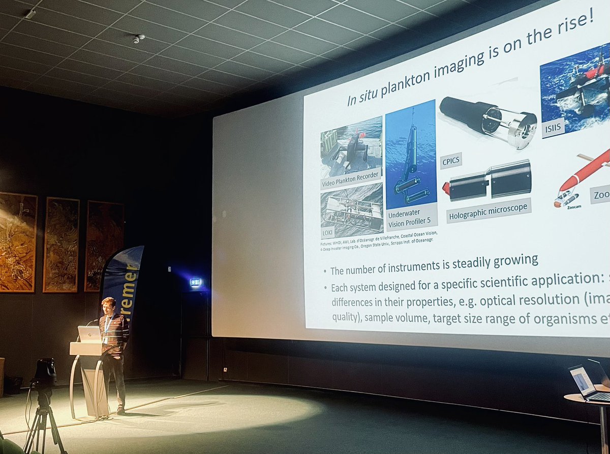#MIW2022 has started. Nice to see apart from the cool seafloor imaging and mapping advances there are also a lot of pelagic folks around! Plankton Imaging on the rise. Here: <a href="/jan_taucher/">jan_taucher</a>