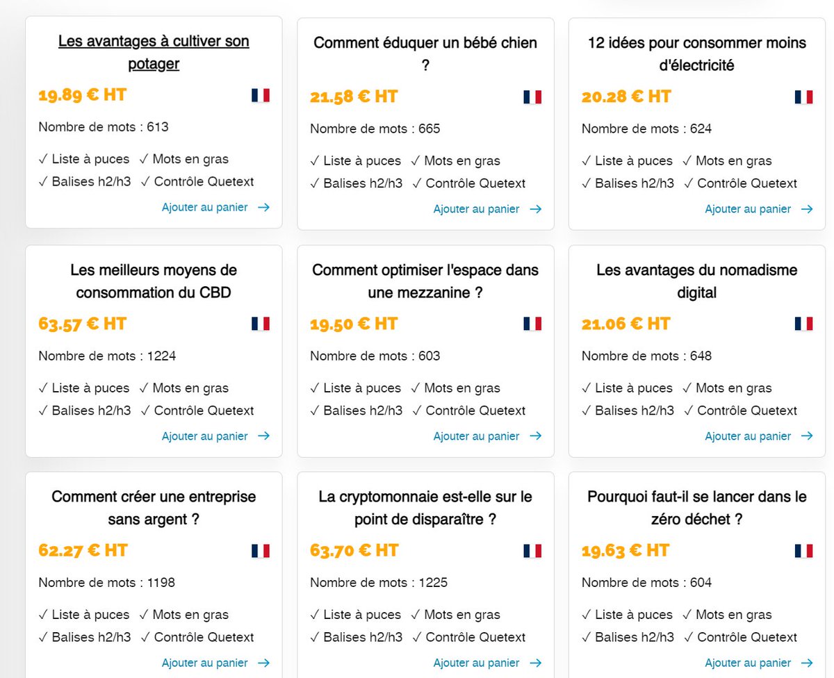 REMPLISSAGE AU TOP #SEO