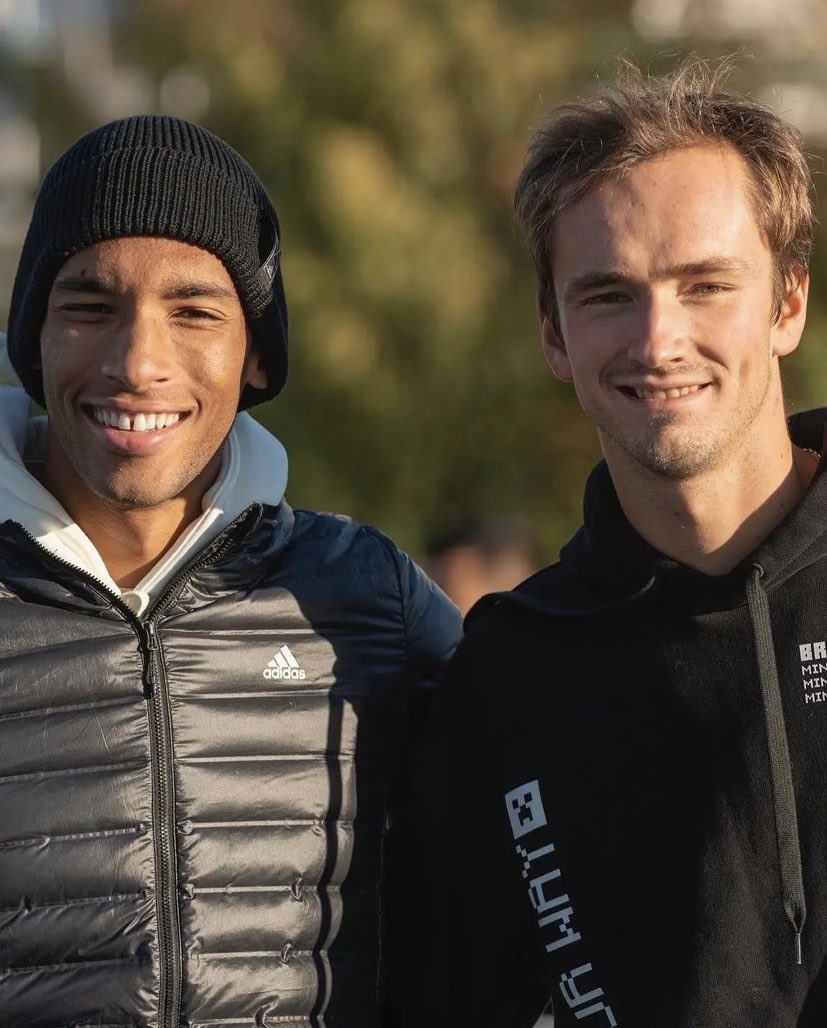 Auger Aliassime Actus On Twitter F lix Et Medvedev Ont Rencontr 
