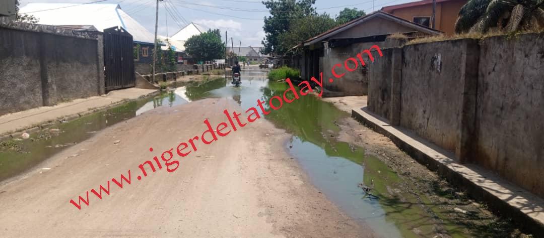 NigDeltaToday's tweet photo. DEPLORABLE STATE OF ROADS IN DELTA:
This is Agbangan Road off Obiaruku-Abraka-Eku-Agbor road in Obiaruku, Ukwani LGA)
How do you construct road without drainage and expect the road to last?
#obiaruku
#nigerdeltatoday
#roadmaster
#Obidients https://t.co/MbW3HXcooL