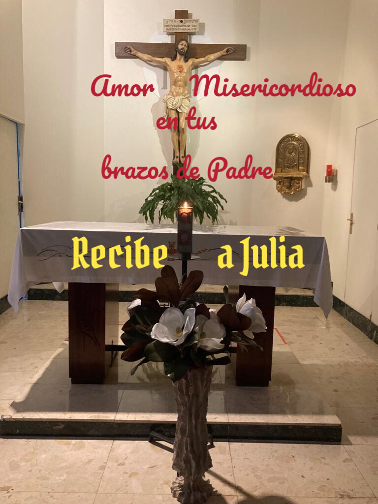 Nos despedimos de Julia, nuestra amiga y compañera, profesora de este colegio durante muchísimos años, con la fe puesta en que vive junto al Buen Jesús.
Este jueves a las 16:30 haremos una celebración de la palabra en la capilla del colegio para despedir a Julia.