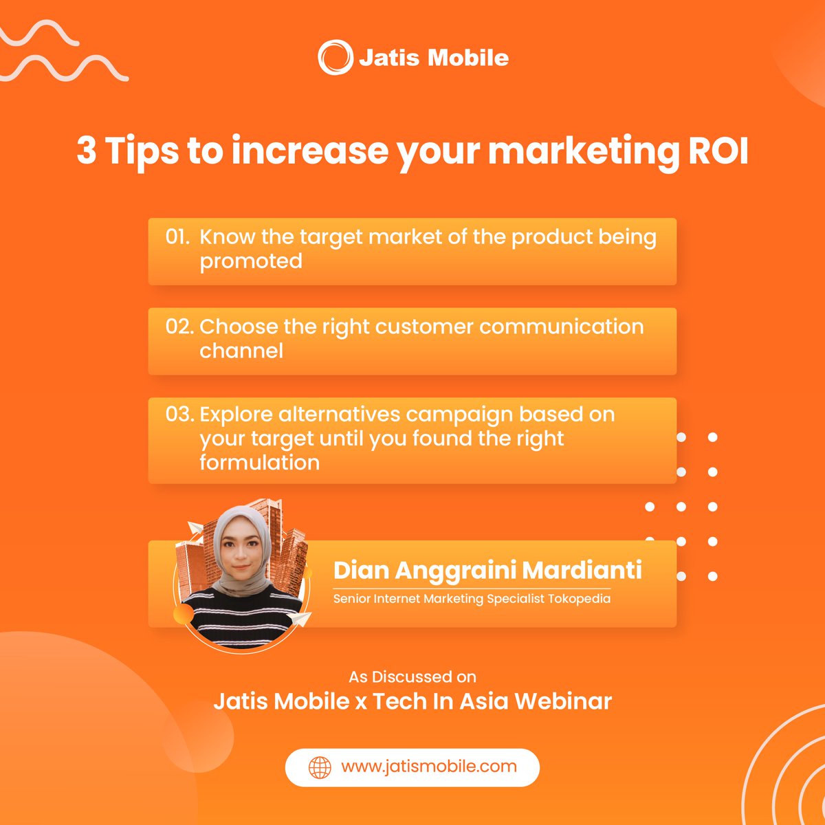 jatis_mobile's tweet image. Tahukah kamu rahasia meningkatkan marketing ROI sebuah bisnis ala #Tokopedia ?

Simak gambar berikut ini ya untuk mengetahuinya!

#whatsappapi #businesssolutionprovider #whatsappmarketing #whatsappotp #whatsappnotification #marketing #customerservice #marketingROI