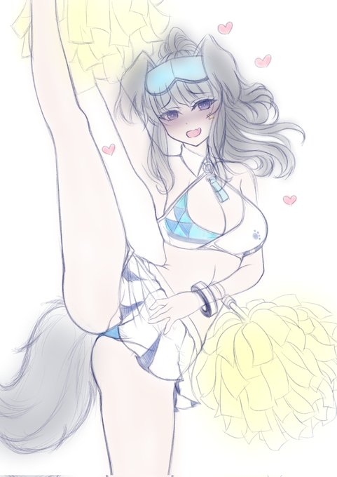 頑張れ❤ 頑張れ❤ 先生っ❤

次のお絵描きはヒビキ(応援団)です✨
 #ブルアカ 