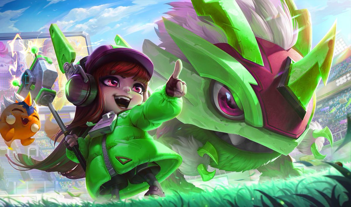 I'm giving away Zap'Maw for ANY SERVER! ⚡️ #LeaguePartner

Unlocking:
• Kog'Maw
• Zap'Maw
• #LPP exclusive green chroma

To enter:
• Retweet
• Follow me
• Comment your server (EUW, NA, EUNE etc.)
• Tag a friend
#ad