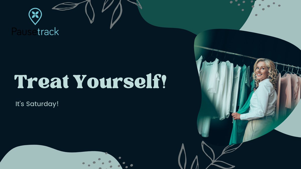 It's Saturday, so treat yourself!

#menopause #perimenopause
#perimenopausal #menopausal #reproductivehealth
#womenshealth #mentalhealth #mentalhealthinfo