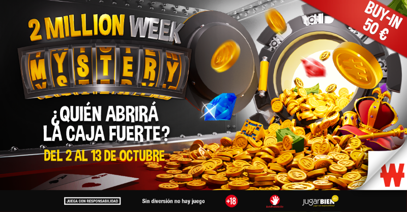 Winamax_Espana's tweet photo. 🎁 ¡El nuevo formato de la #2MillionWeek lo está petando! 

🎟️ ¡Clasifícate ya!