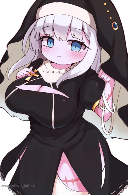 創作キャラのゾンビシスターさんベタですけどこういう真逆の属性の組み合わせが好き 
