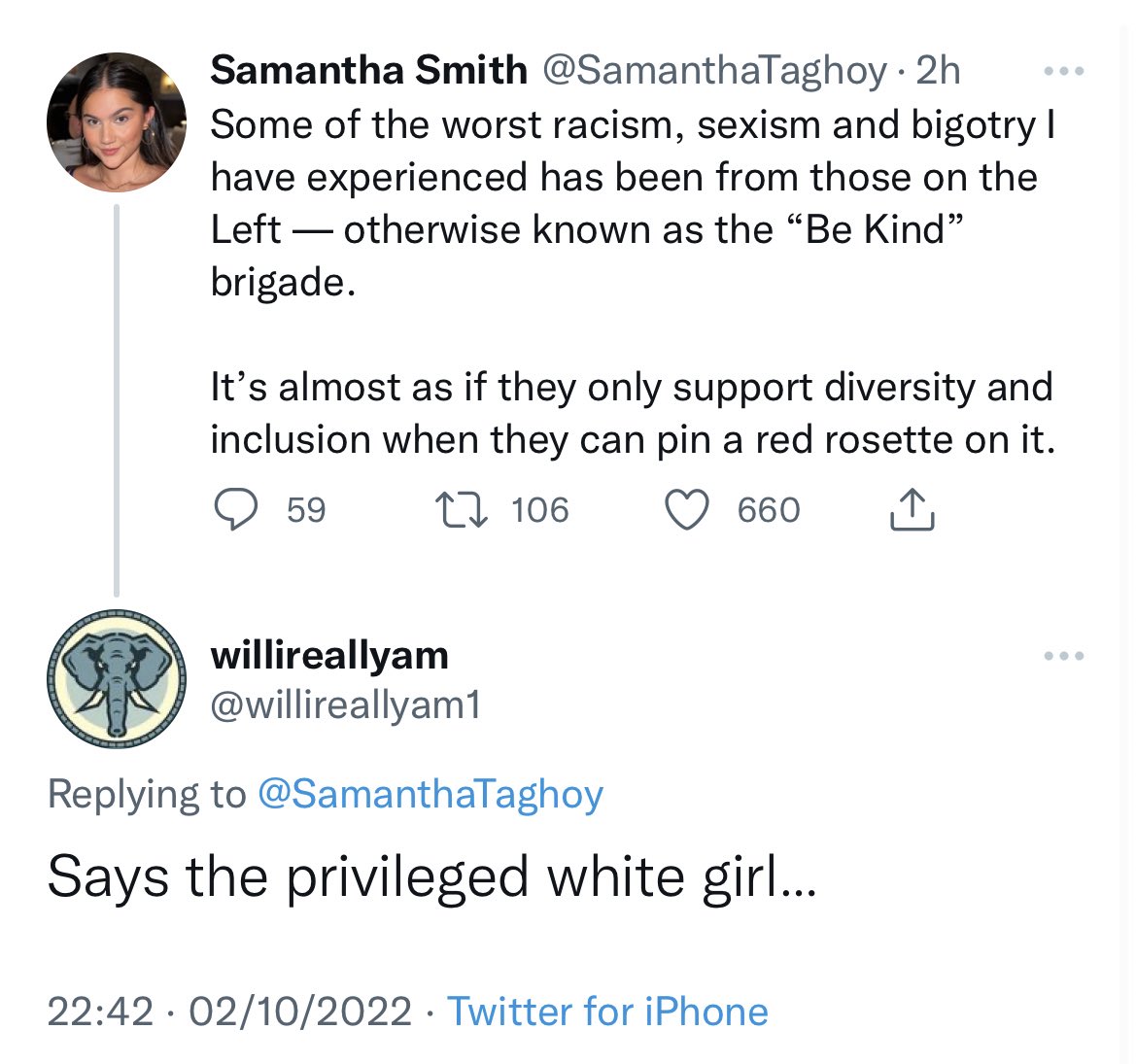 Samantha Smith tweet media