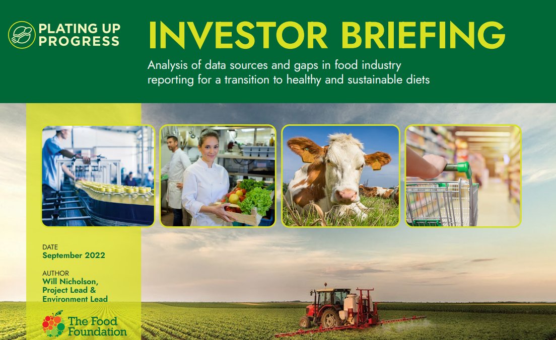 Food_Foundation's tweet photo. Understanding food industry progress to healthy and sustainable food is complex, with lots of data to understand.
Our latest #PlatingUpProgress policy briefing makes this easy for investors mapping the data sources and gaps.
📃 Read more here: https://t.co/S8GeuaTDjy https://t.co/AmLiY6p688