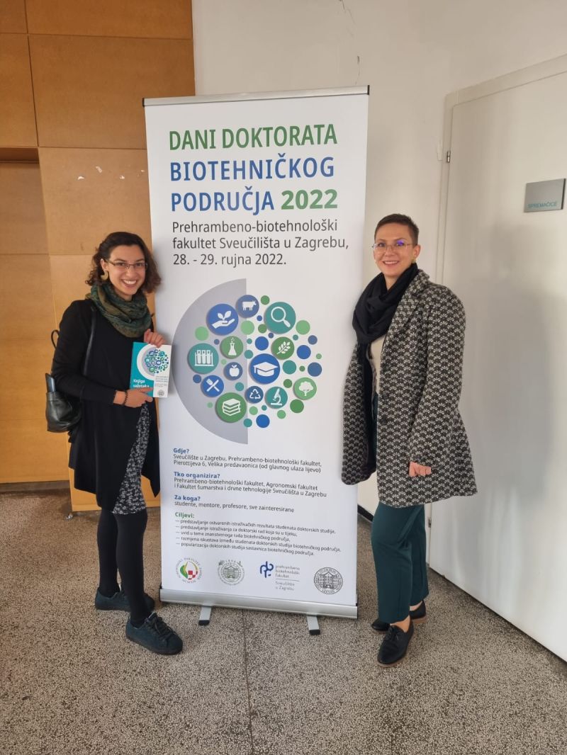 NADES_Design's tweet photo. Our research assistants participated in this year's doctoral days at the Faculty of Food Technology and Biotechnology, University of Zgb. It was an opportunity to meet fellow colleagues in the biotechnical field, start new friendships and explore collaboration possibilities!👩‍🔬 https://t.co/JmIuAiIMLq