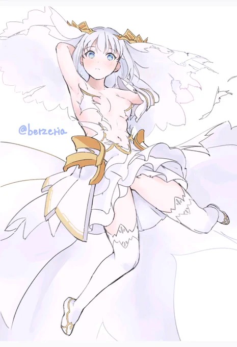 #リプきたキャラの服が唐突に弾け飛ぶ続いてはバーゼリアさん()から鳶一折紙ちゃん!身体のラインを見せるために破かすどころが外してしまった部品がちらほら出てしまって…ありがとうございました!! 