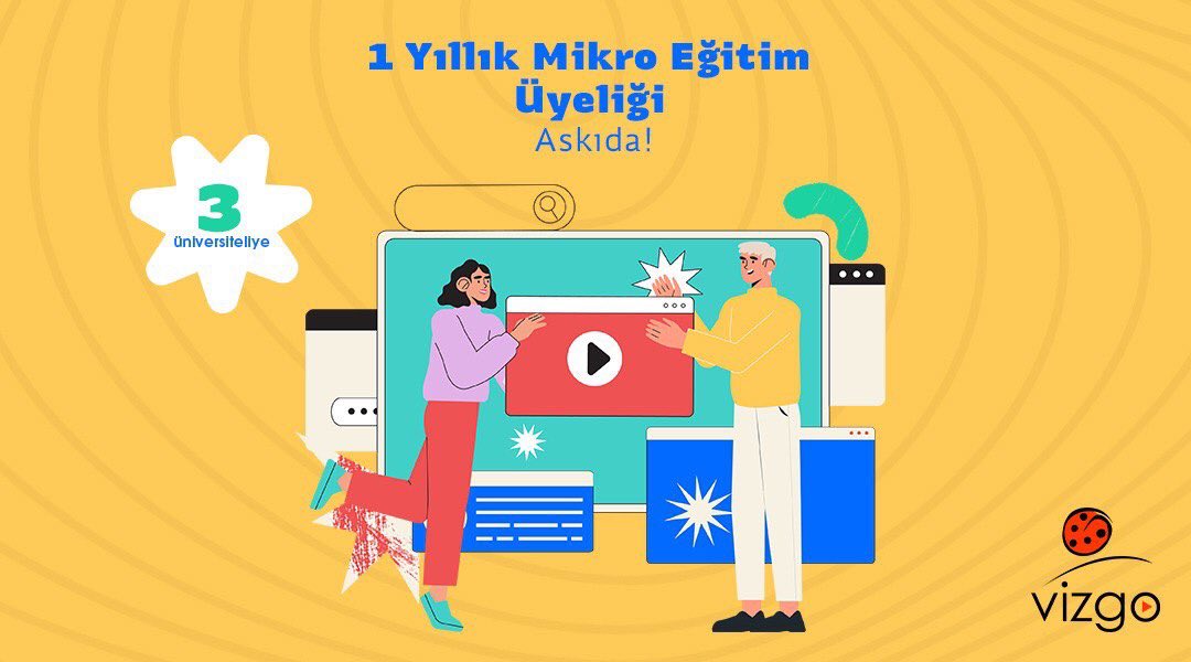 askidanevar's tweet photo. Askıda “1 Yıllık Mikro Eğitim Üyeliği” var! @vizgo desteğiyle RT’leyen 3 üniversiteliye hediye! Detaylar: https://t.co/2ViUyqxHEA https://t.co/XSClKmh97x