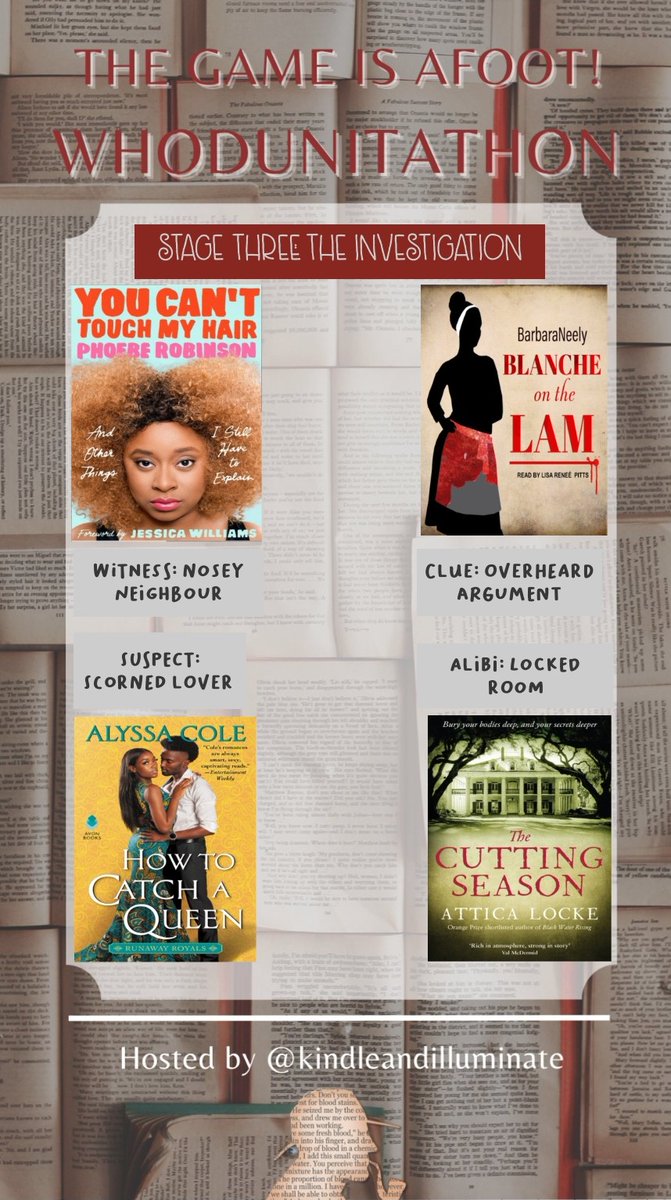 ShadyPandy's tweet photo. Finally worked out my tbr for the first three stages of @whodunitathon #whodunitathon so here are some graphics! https://t.co/DQiePFT4Ea