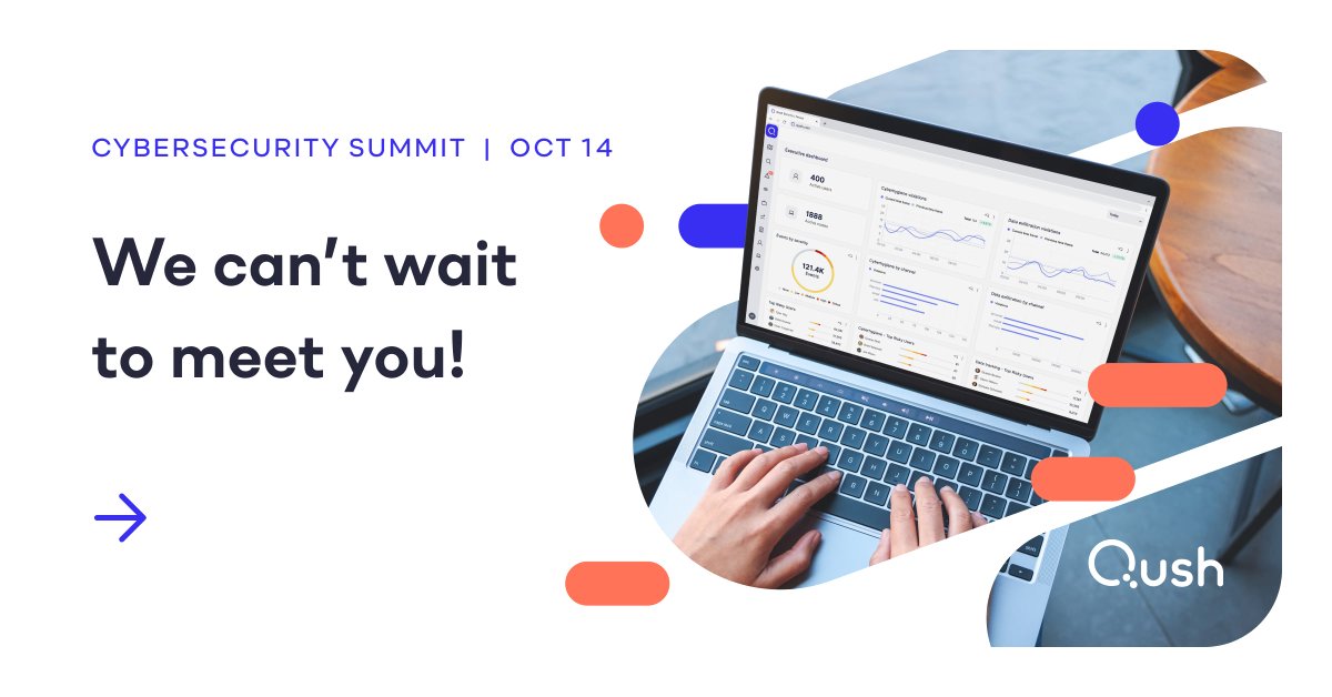 Next_DLP's tweet photo. Join us next week at the CyberSecurity Summit. We’ll be in Scottsdale, AZ on October 14 7:30AM - 6:00PM MST

Register here to attend, in-person or virtually: https://t.co/Fp7zS8PE4J

#Qush #Cybersecurity #Event https://t.co/ojW4K8FG9A