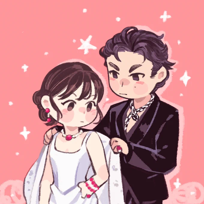 [WLKT]baogeli chibis, and uh...in jokes from the CN side of fandom haha[literal  giving up on being a nun / the priest descends from his mountain] 