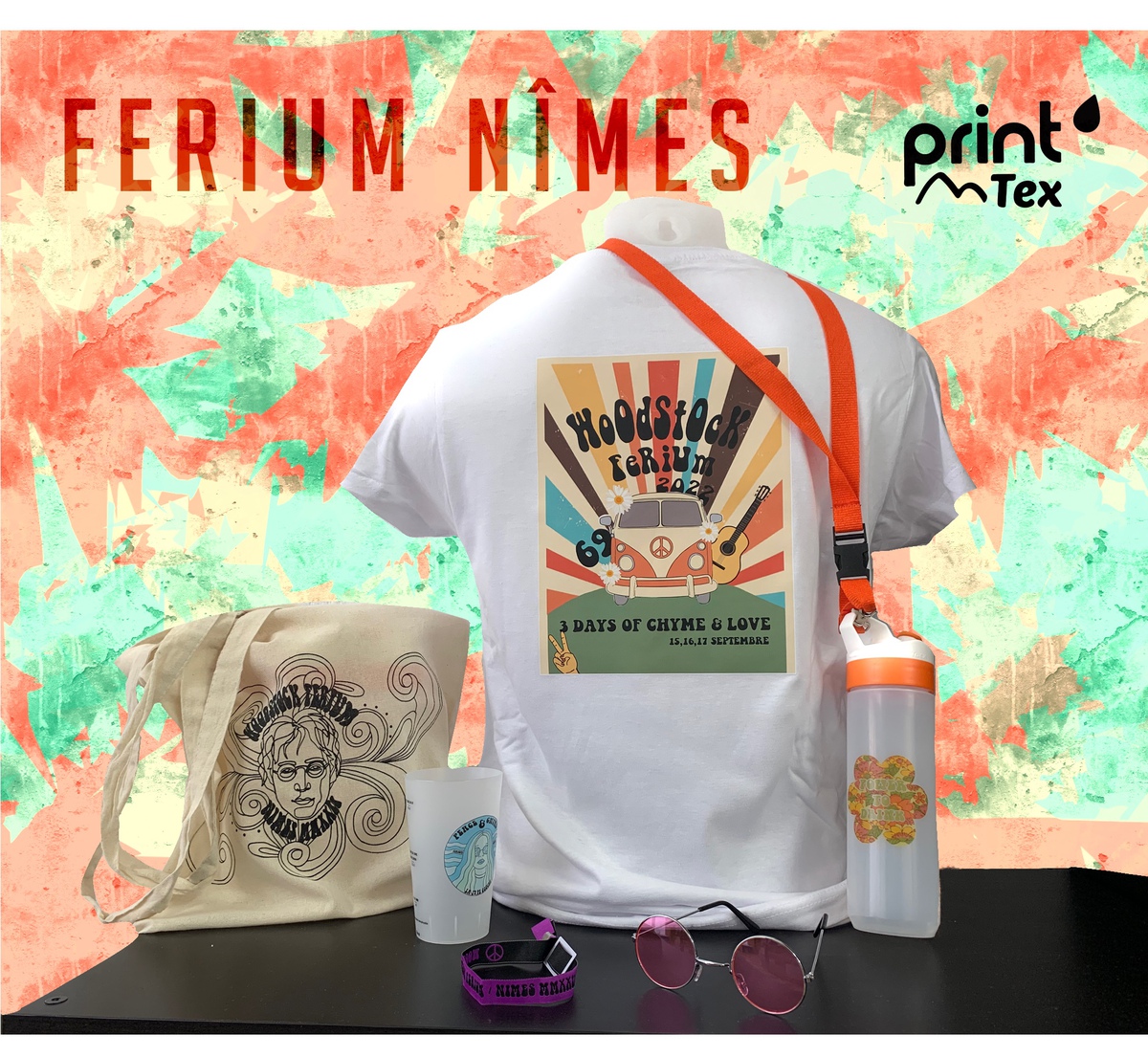 Printtex64's tweet photo. Welcome Pack pour la Woodstock Ferium 2022 de l'Université de Nimes et sa joyeuse équipe d'organisateurs! 😁
#ferium #welcomepack #nimesmaville #teeshirtpersonnalise #gourdepersonalisée #ecocup #braceletpersonalisé #totebagpersonnalisé #universitedenimes #printtex64 https://t.co/3PdqX9QCiD