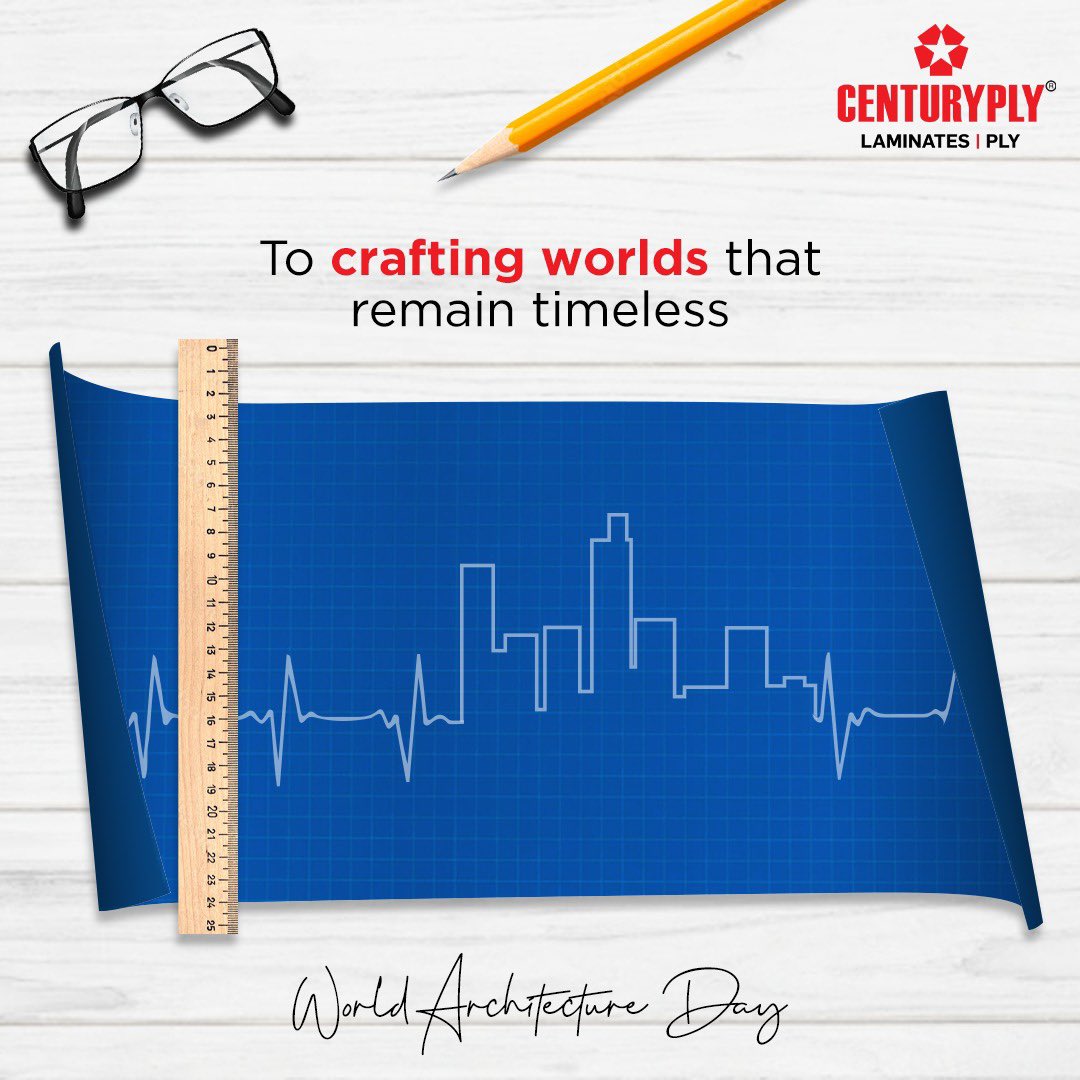 CenturyPlyIndia's tweet image. This World Architecture Day, let&apos;s honour the artists curating our world with their talent &amp;amp; designs.

Thank you for your constant dedication &amp;amp; world class vision!

#CenturyPly #ArchitectureDay #ArchitectureDay2022 #Architects