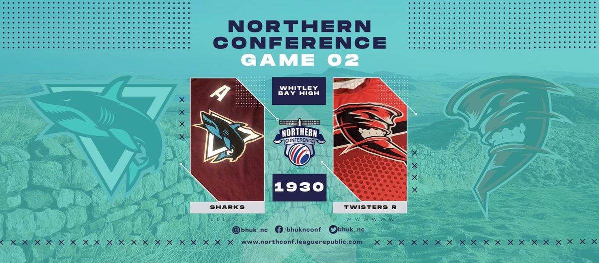 bhuk_nc's tweet photo. 🏆 Northern Conference 2022/23 🏆

Let the season commence! It's Gameweek 1 of a fresh new Northern Conference season and we have 3 games in the opening week, starting tomorrow at the Gateshead Leisure Centre.

04/10 2000 - ⭐️ v 🌪⚪️
06/10 1930 - 🦈 v 🌪🔴
07/10 1905 - 🐝 v ⭐️ https://t.co/0lGC3pDAPP