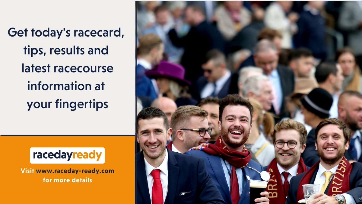 Are you headed to the races? 
 
Find #RacedayReady today at… 
 
✅ @stratfordraces 
✅ @ponteraces 
✅ @WindsorRaces 
✅ @WolvesRaces 
 
For your FREE digital racecard 👉 bit.ly/3dYNr87