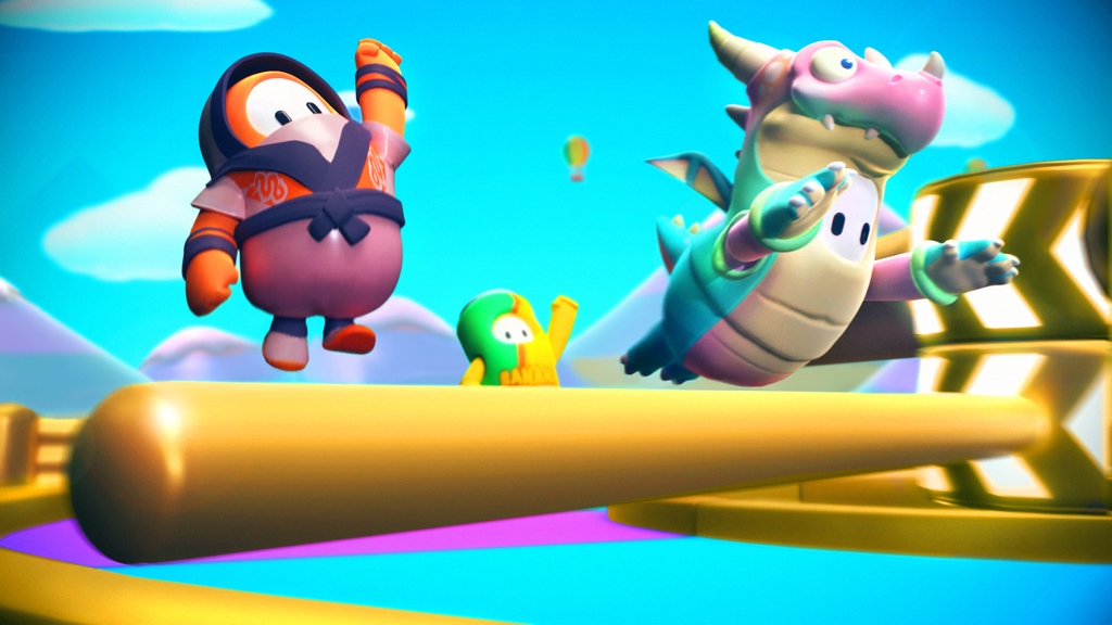 FallGuysGame's tweet photo. So basically with this show, you jump, then you jump again, and then you keep jumping until you win

Jump Around is live!! https://t.co/tn02kK3jBM
